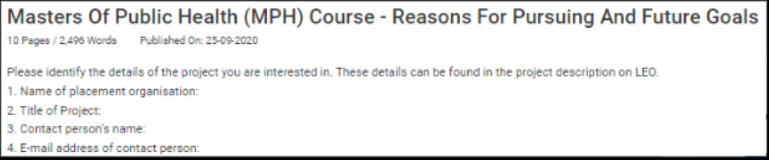 3HW004 Assessment Answers