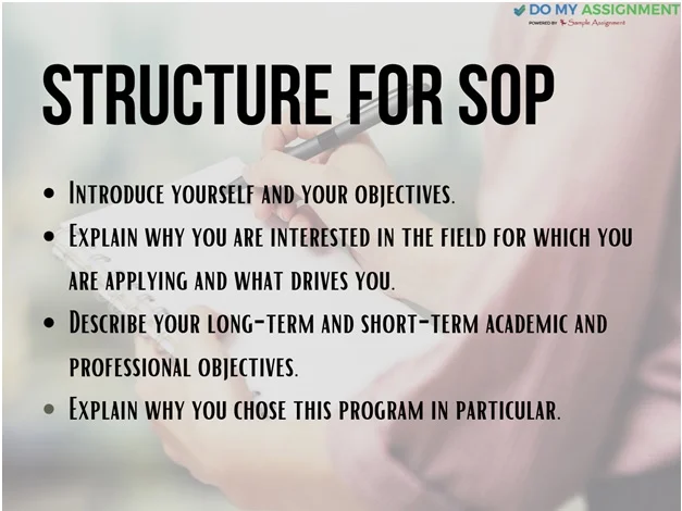 SOP Writing Services