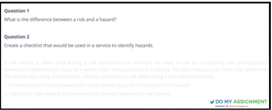 hltwhs003 assessment answers
