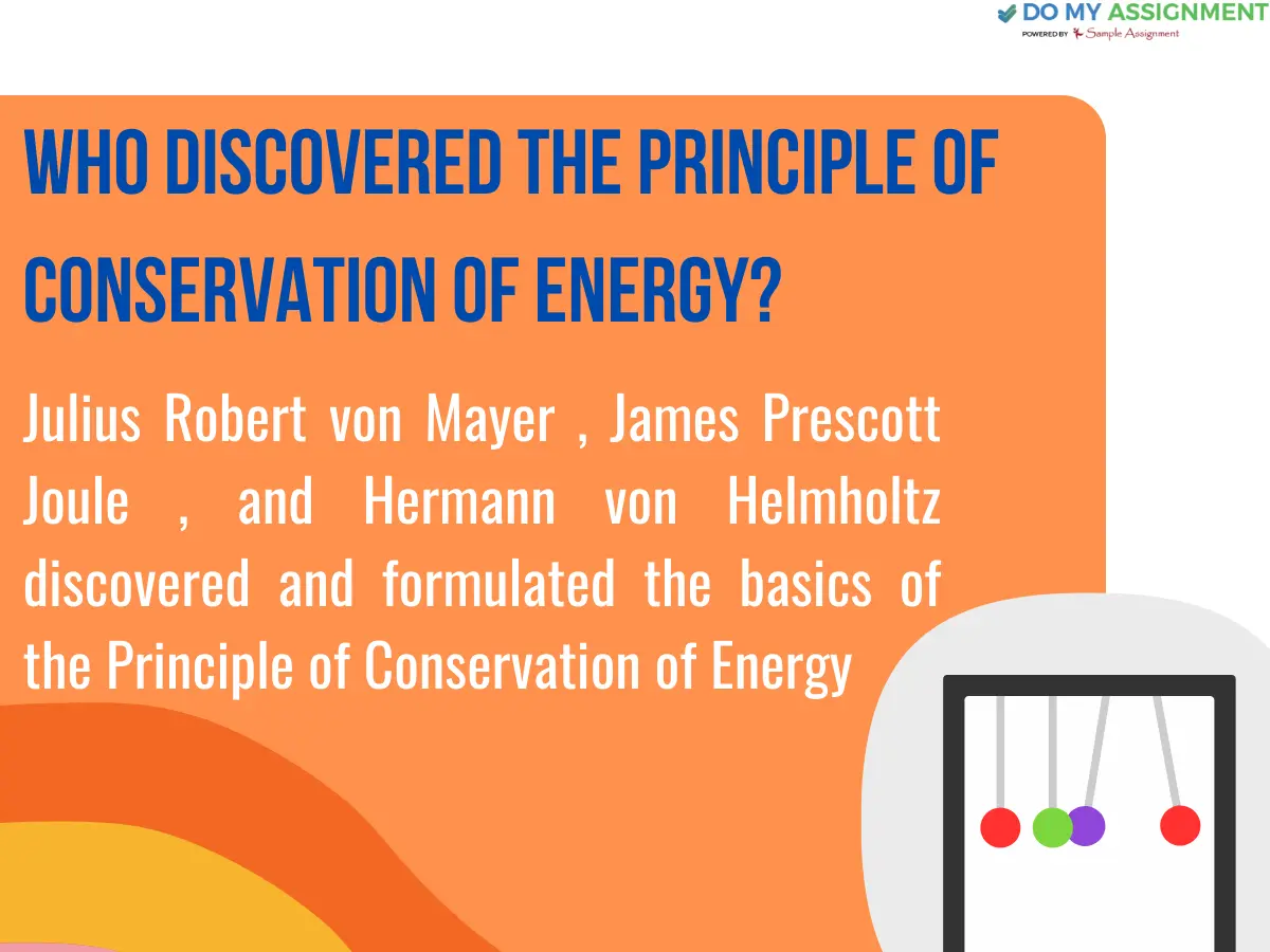 who discovered the principle of conservation of energy