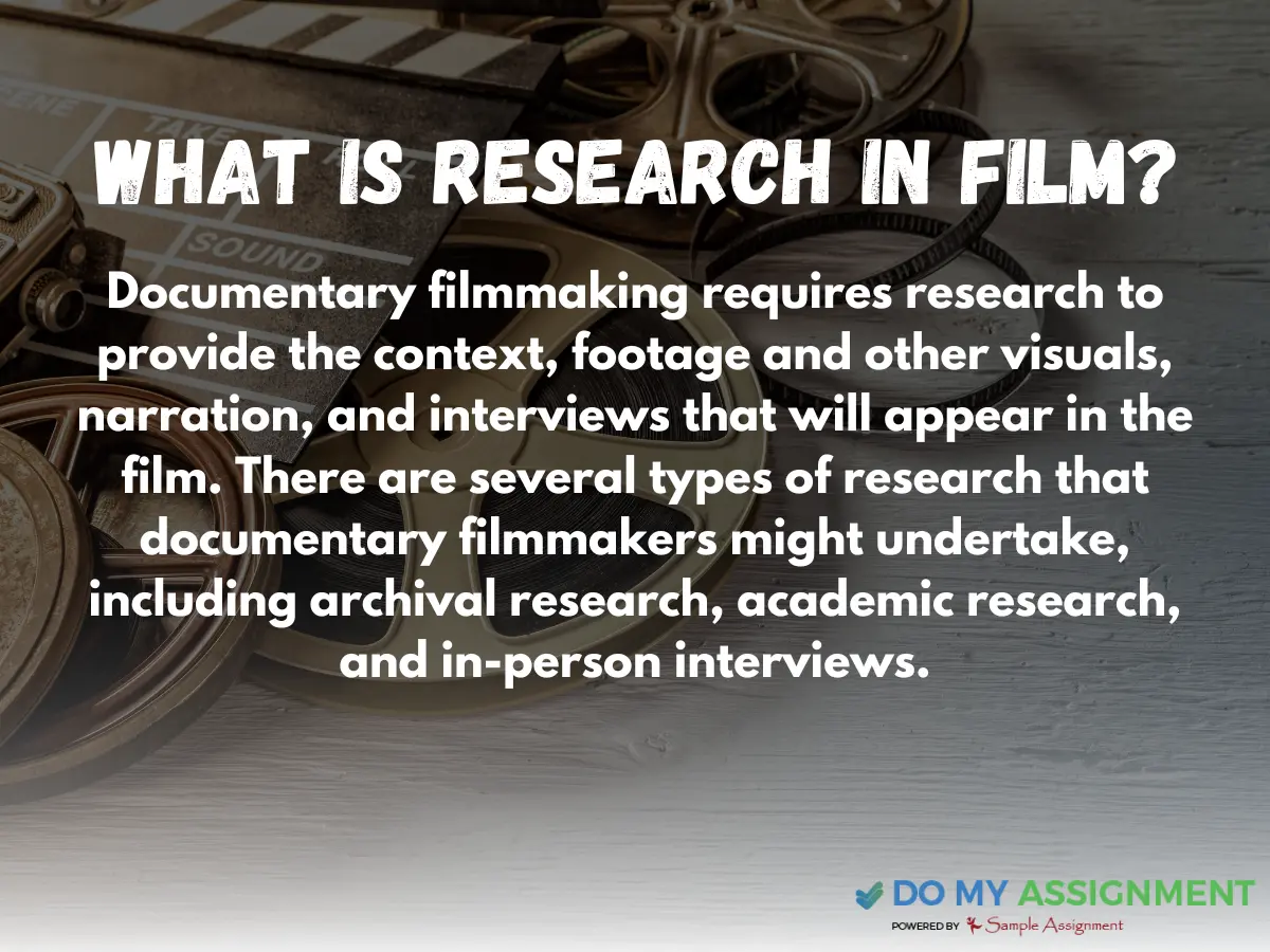 film research paper examples