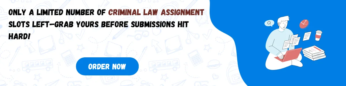 Criminal Law Assignment